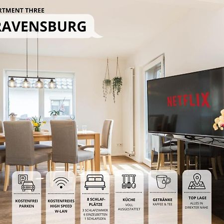 Relaxapartment Fuer Bis Zu 8 Gaeste, Familienfreundlich, Mit Viel Platz Und Garten Ράβενσμπουργκ Εξωτερικό φωτογραφία